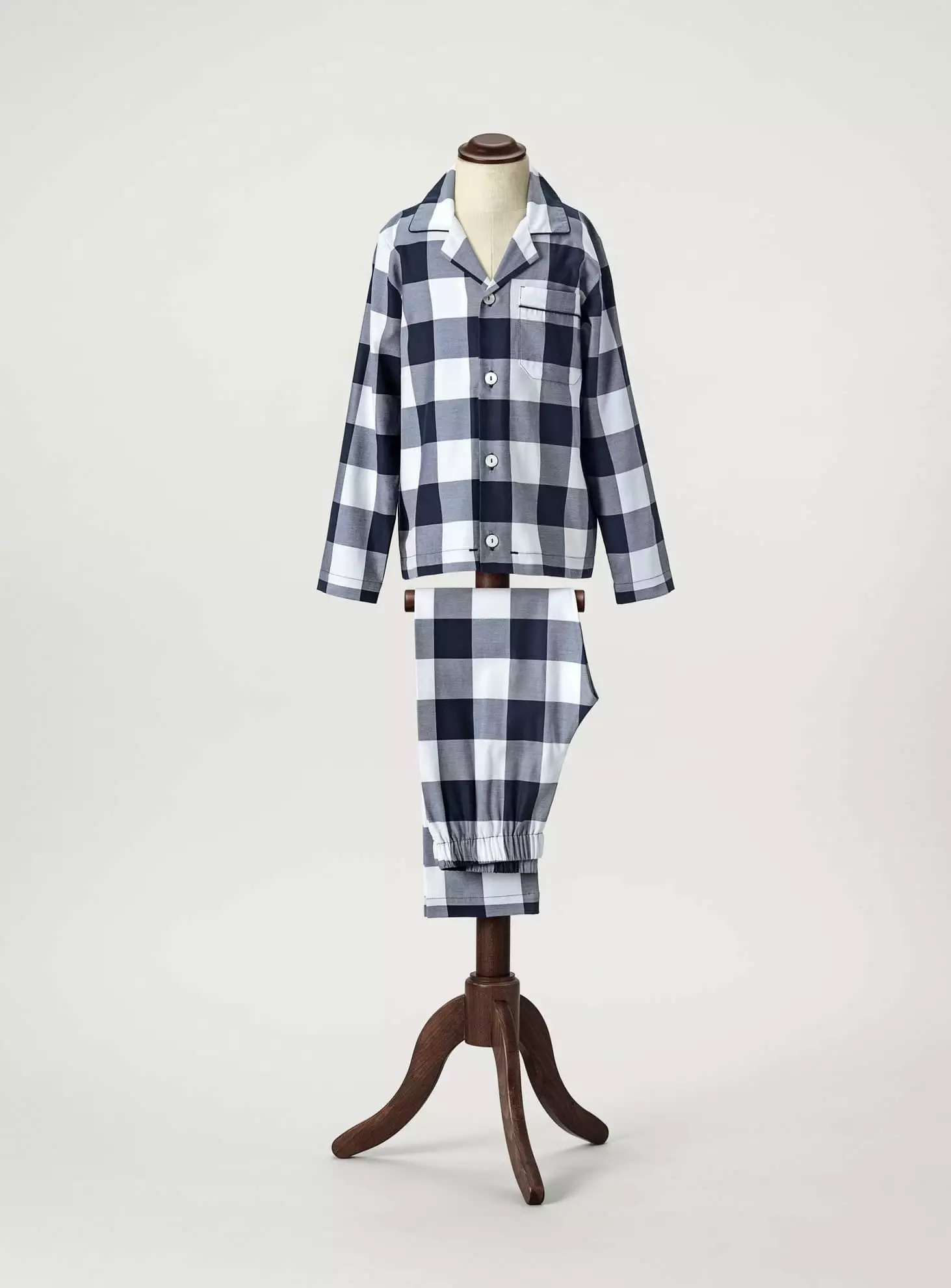 Hastens Hästens Blue Check Pyjamas 3 Hastens Hästens Blue Check Pyjamas
