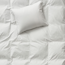 CURA Of Sweden Calm Bomull Påslakanset EKO -Sängkläder försäljning Clamlightgrey1