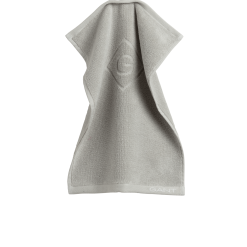 GANT Organic Cotton G Handduk - Light Grey