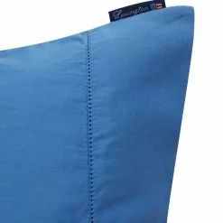 Lexington Blue Washed Cotton Sateen Örngott -Sängkläder försäljning LexingtonBlueWashedCottonSateenDetailOrngott2