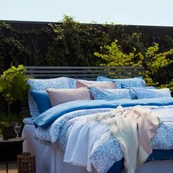 Lexington Blue Washed Cotton Sateen Påslakan -Sängkläder försäljning LexingtonFlowerPrintedCottonSateenOrngott3 eda993a2 2473 4c05 8f0e c4d5c71a9d73