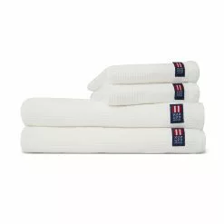 Lexington Waffle Cotton Handduk -Sängkläder försäljning LexingtonWaffleCottonHanddukvit