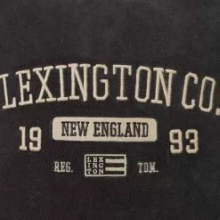 Lexington Logo Message Cotton Velvet Kuddfodral -Sängkläder försäljning LogoMessageCottonVelvetGray2