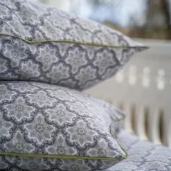 Boras-cotton Borås Cotton Sorrento Påslakanset -Sängkläder försäljning SorrentoDustygreen3