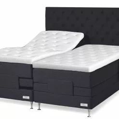Nordic-beds Nordic Beds Ven Ställbar Säng -Sängkläder försäljning Ven STB 2x90200 M rkbl Djupknappad