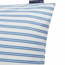Lexington Striped Cotton Poplin Örngott 9 Lexington Striped Cotton Poplin Örngott -Sängkläder försäljning WhiteBlueStripedCottonPoplinPillowcase1