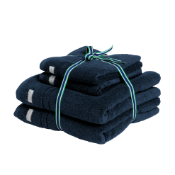 GANT Organic Premium Handduk 4p - Yankee Blue