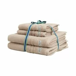GANT Organic Premium Handduk 4p - Silver Sand