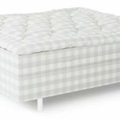 Hastens Hästens Eala Kontinentalsäng Inkl BJ Bäddmadrass -Sängkläder försäljning hastens eala beige check kontinentalsang