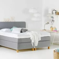 Hilding Slät Svängd Sänggavel -Sängkläder försäljning hilding kontinental start gavelsvangd ljusgrasten 1