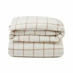 Lexington Checked Cotton/Cashmere Påslakan