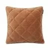 Lexington Quilted Cotton Velvet Prydnadskudde -Sängkläder försäljning lexington quilted cotton velvet prydnadskudde darkbeige
